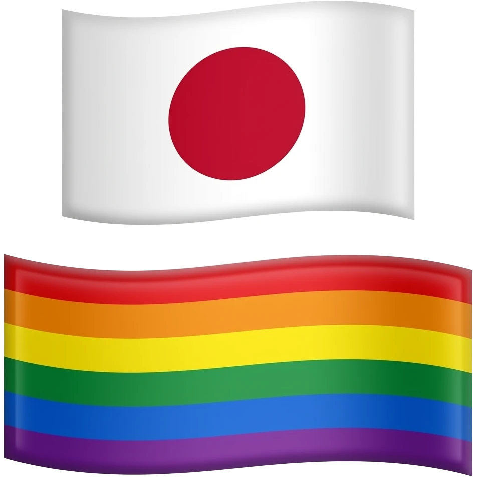 🎌+🏳️‍🌈= emoji