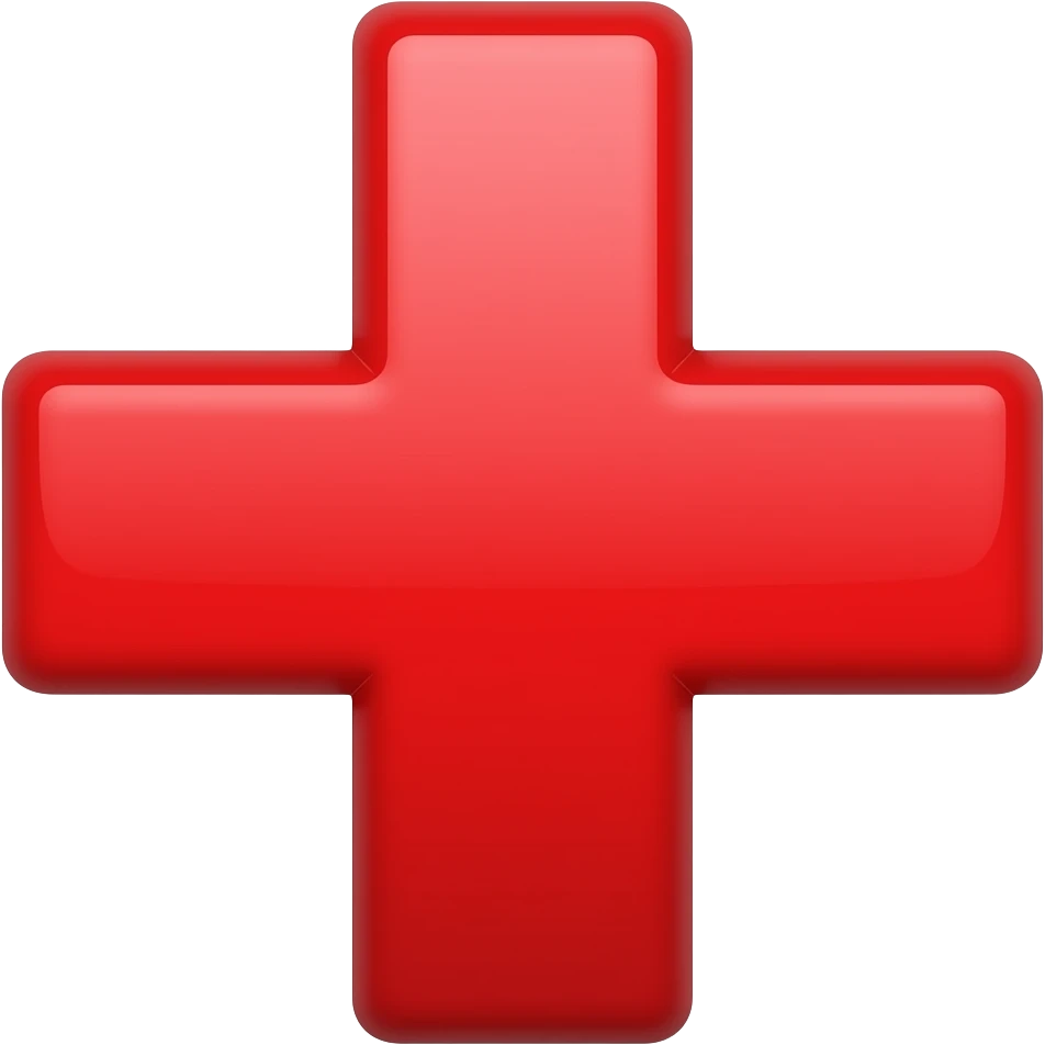 red cross mark emoji