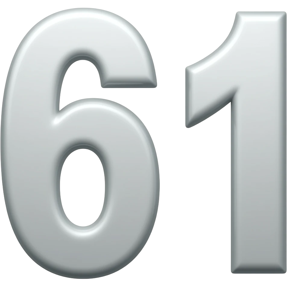 6 1 emoji