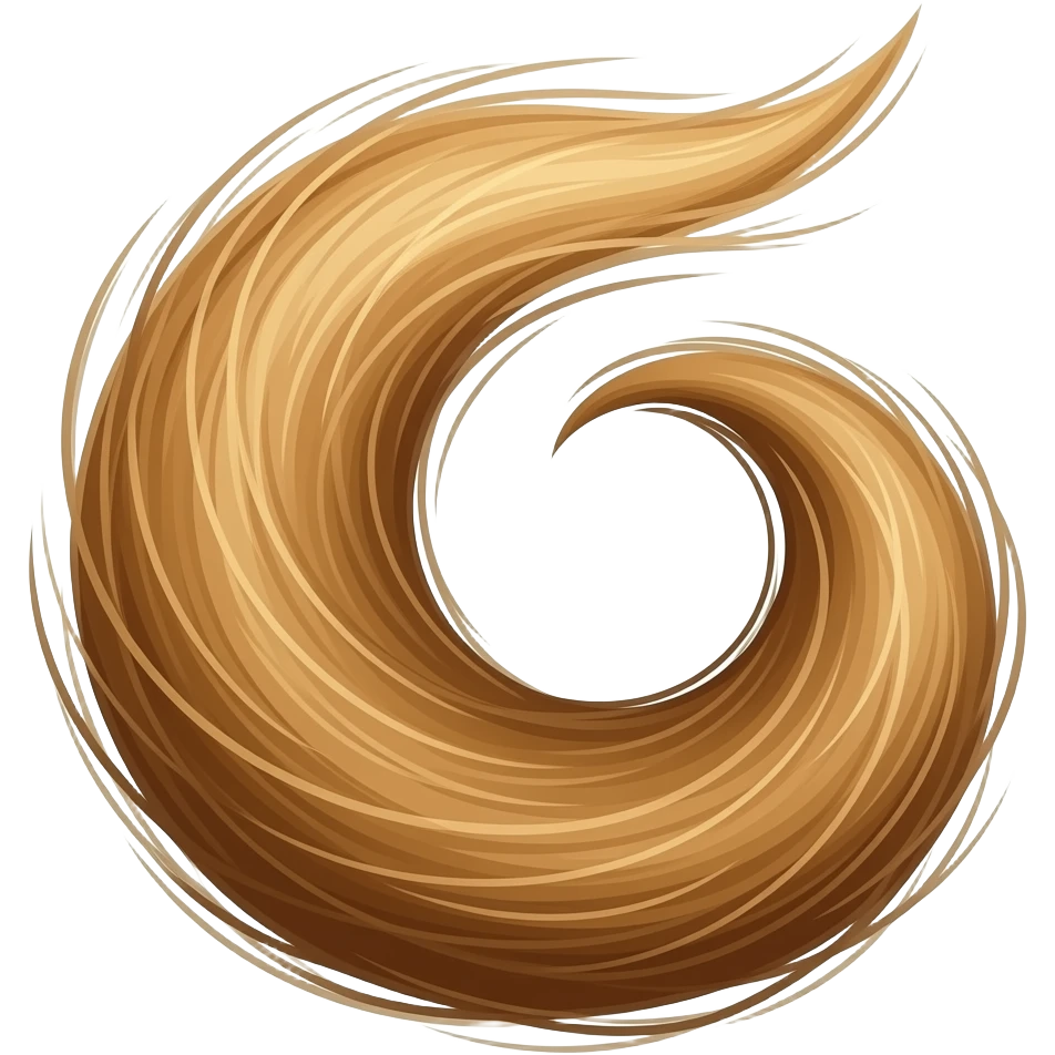 strand of hair emoji