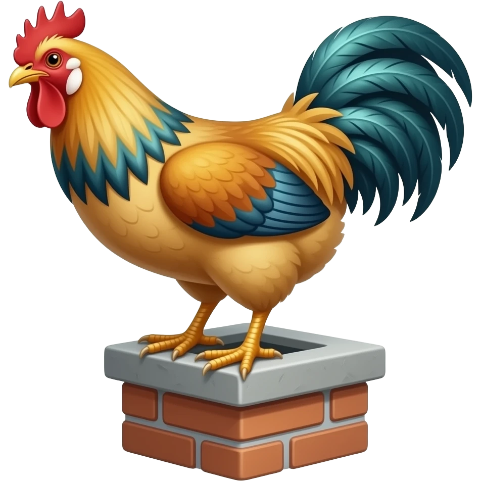 Chimney chicken emoji