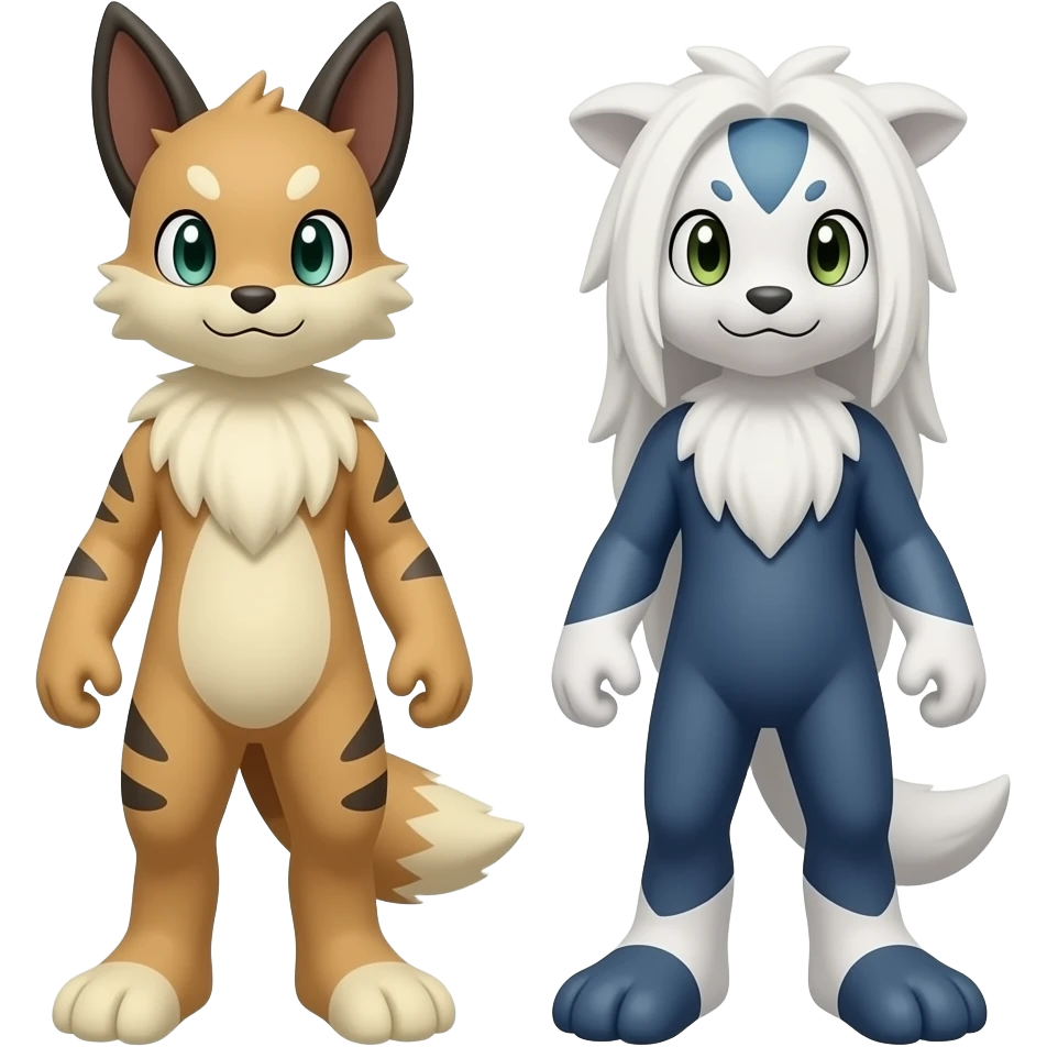 Minccino-Furret-hybrid-fusion emoji