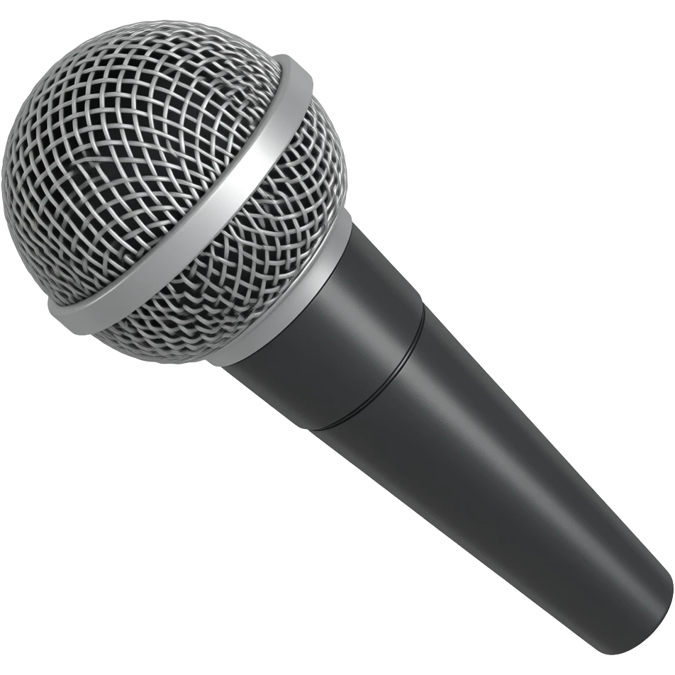 Microphone emoji