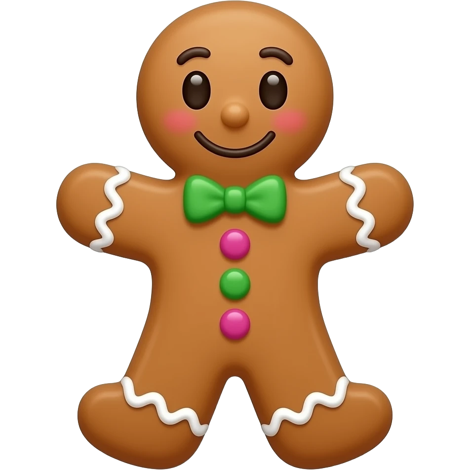 Ginger bread man emoji