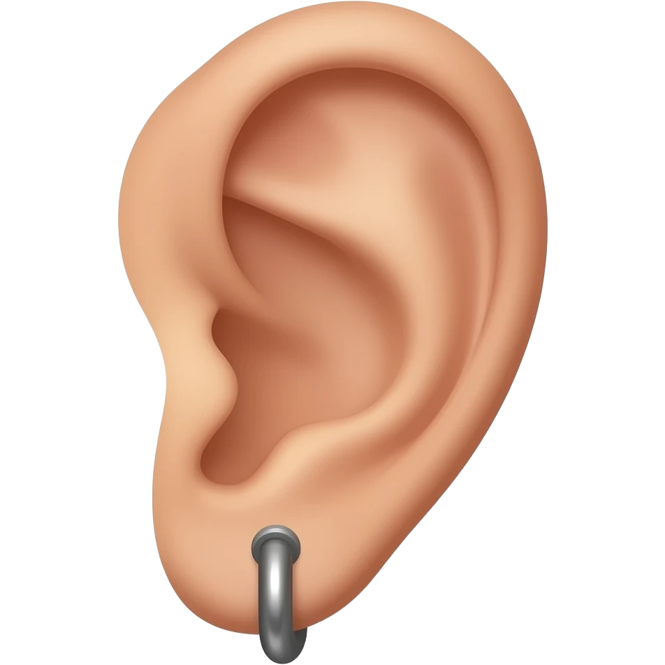 ear piercing emoji
