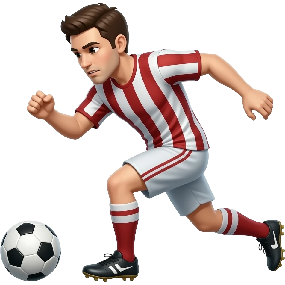 emoji simple style gets fouled soccer emoji