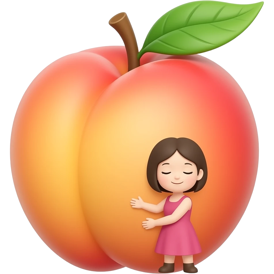 🤗🍑 emoji