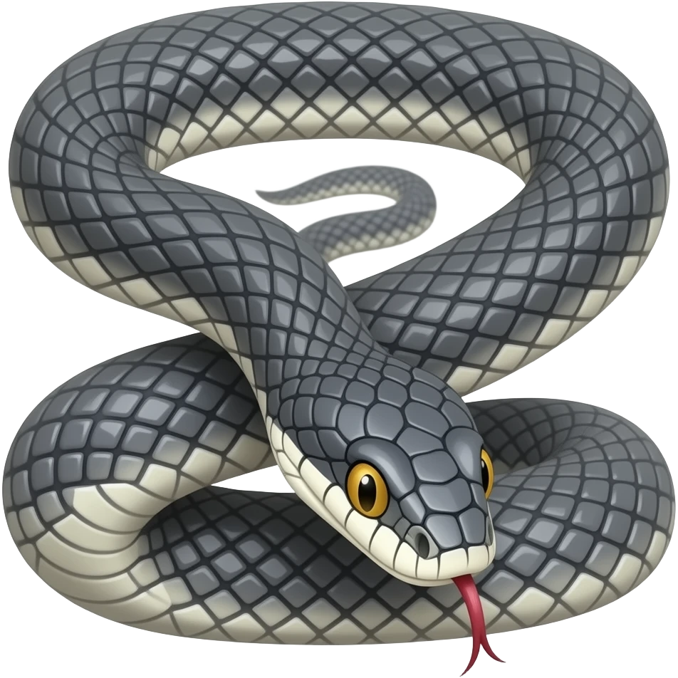 black snake emoji