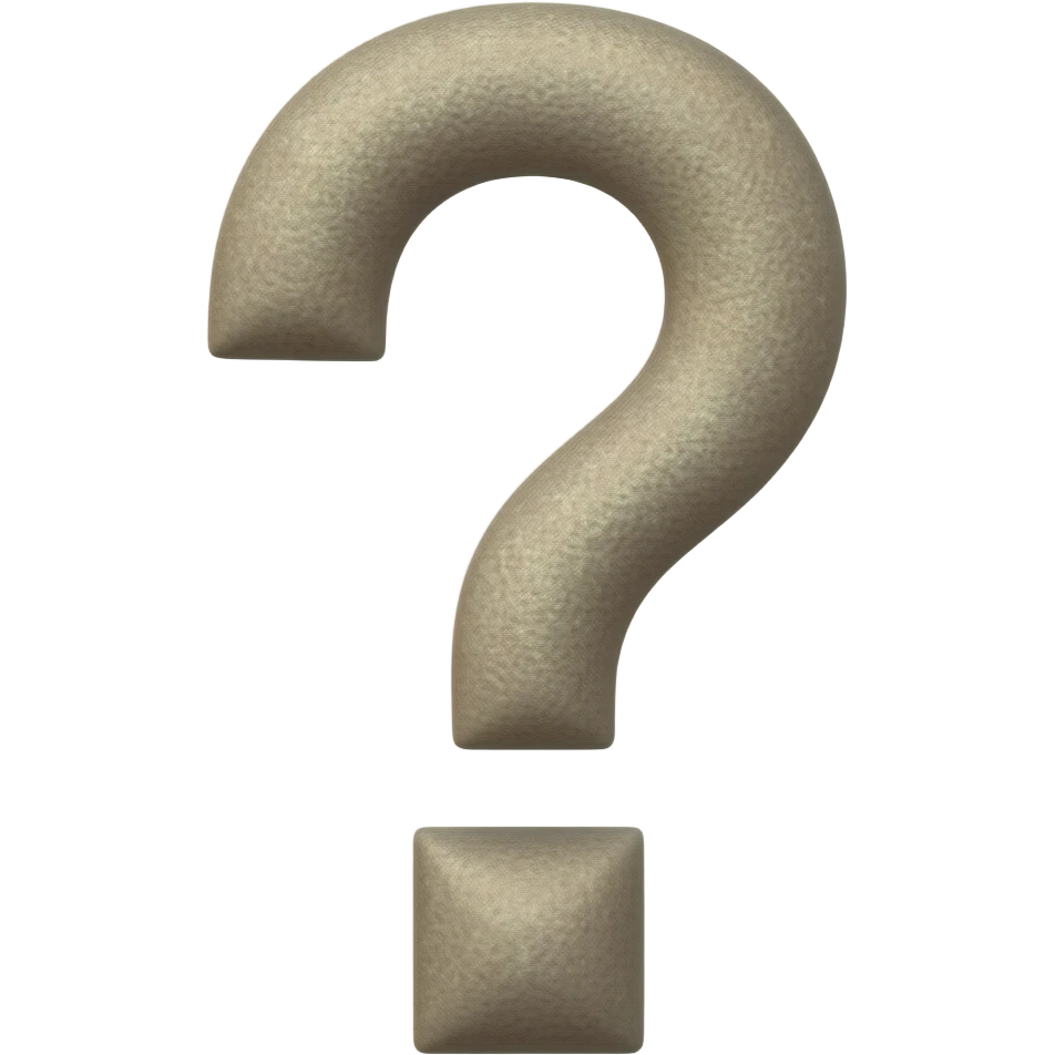 questionmark old emoji