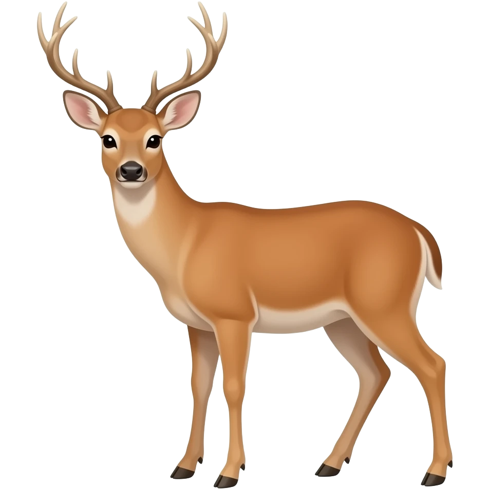 A Red deer emoji