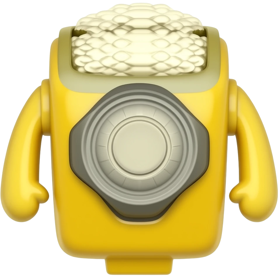 shaving machine yellow emoji