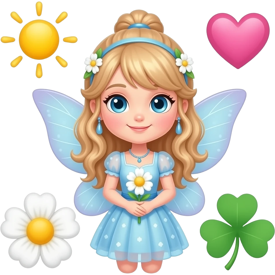 🌼💗🧚🏻‍♀️🌞🍀 emoji
