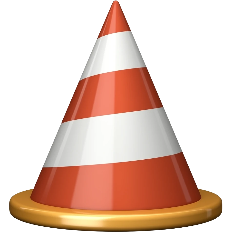 Cone flag emoji