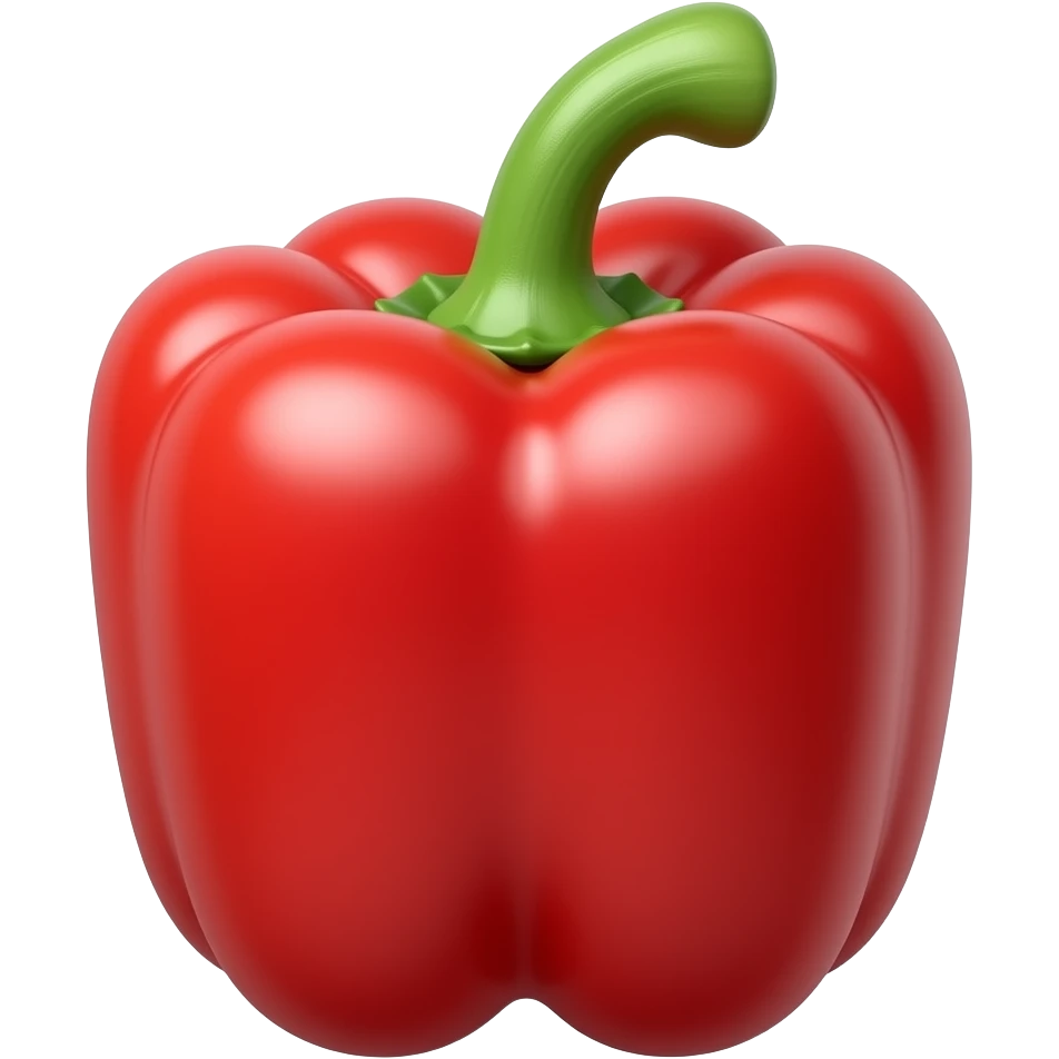 Red bell pepper emoji