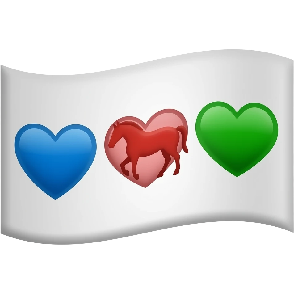 💙🐎❤️💚 flag emoji
