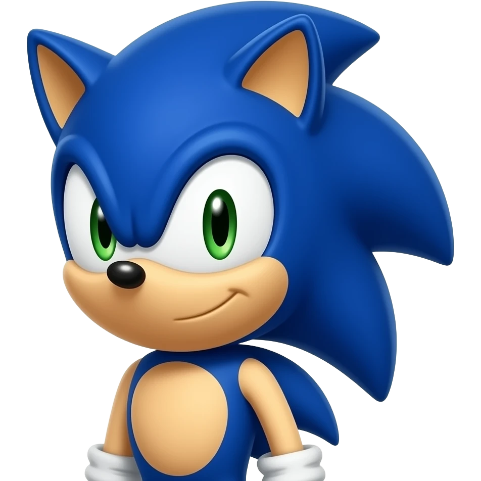 Sonic the hedgehog emoji