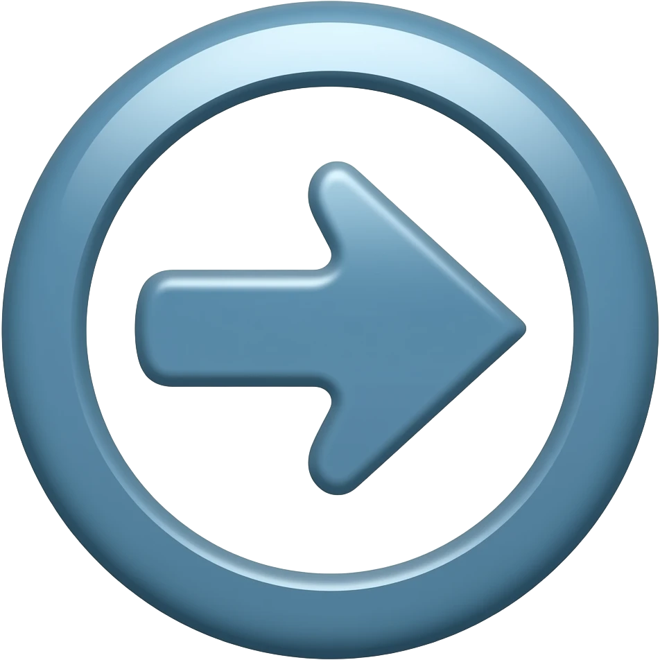 flecha dento de un circulo emoji