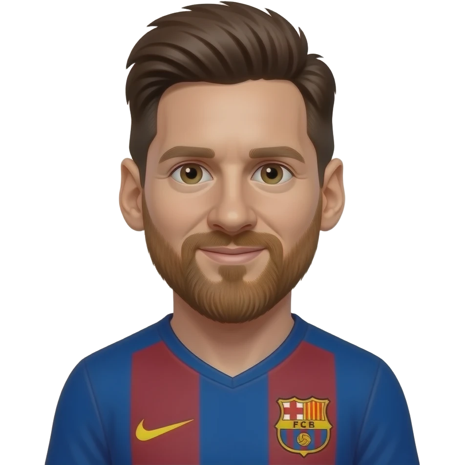 messi barcelona emoji