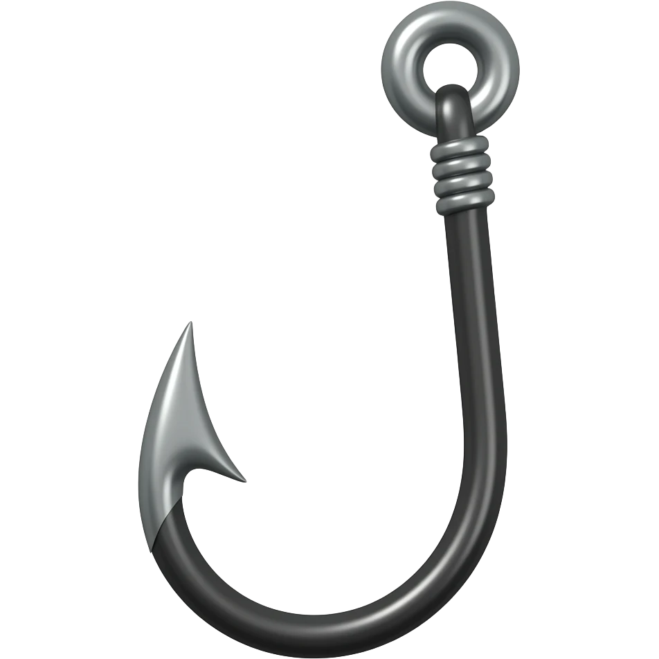 Рыболовный крючок emoji