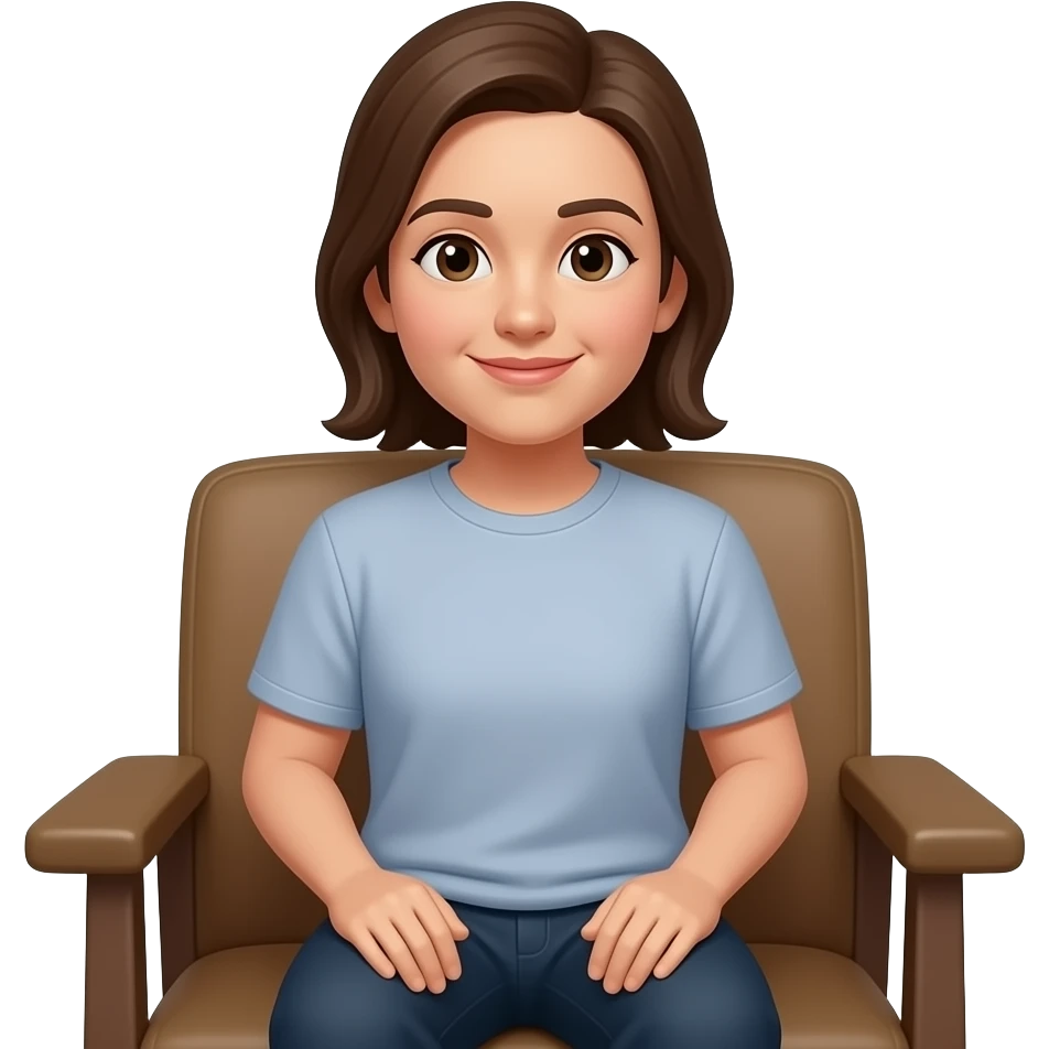 sitting in chair emoji