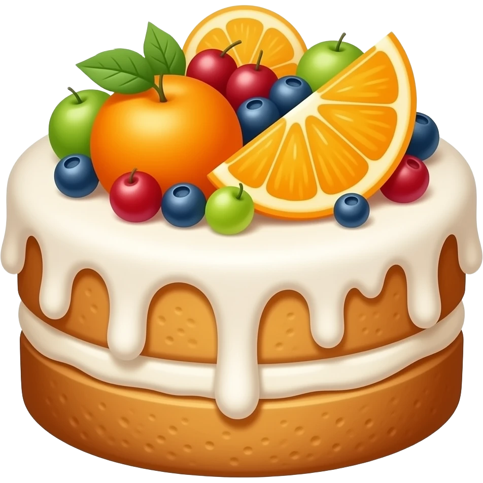 Fruit Cake emoji