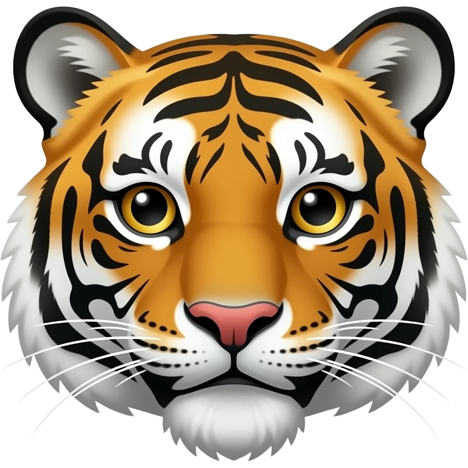 Tiger themed dodge challenger with eyes emoji