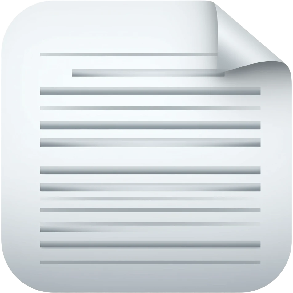 white document emoji