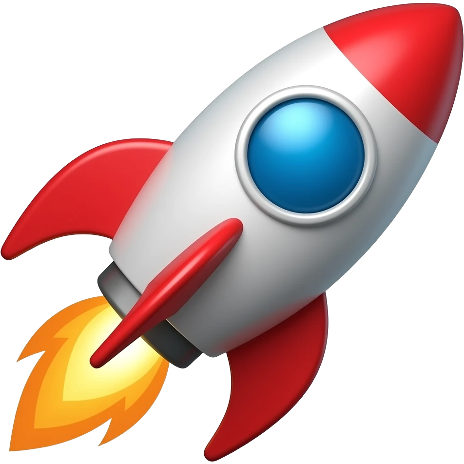 Rocket emoji