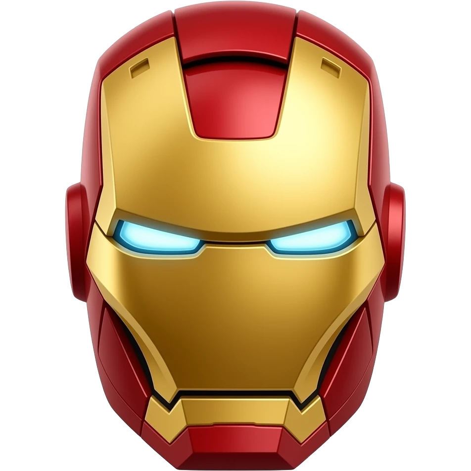 Futuristic iron Man emoji