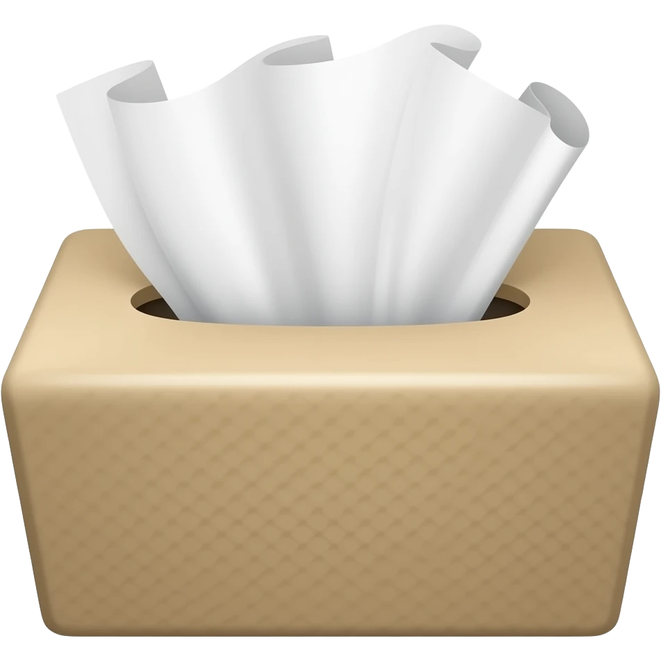 disposable tissue box emoji