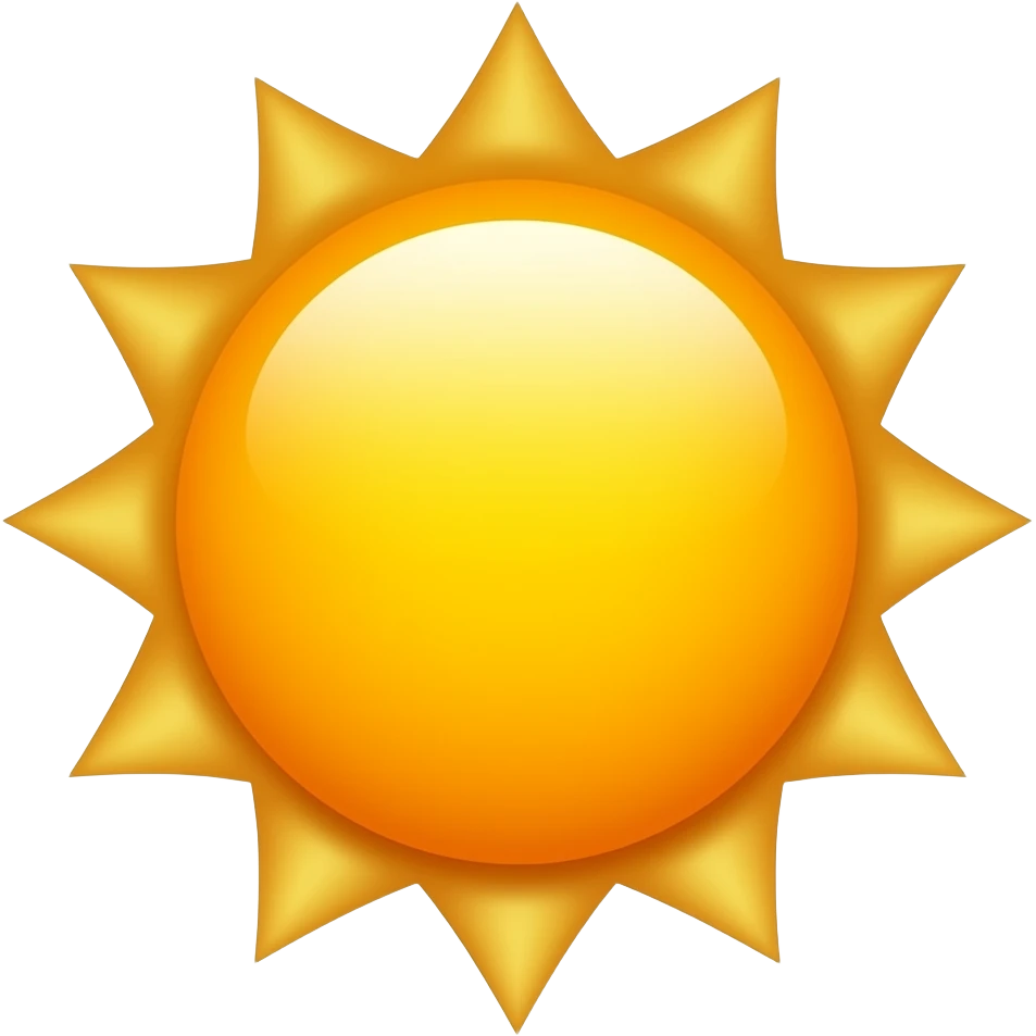 Sun emoji