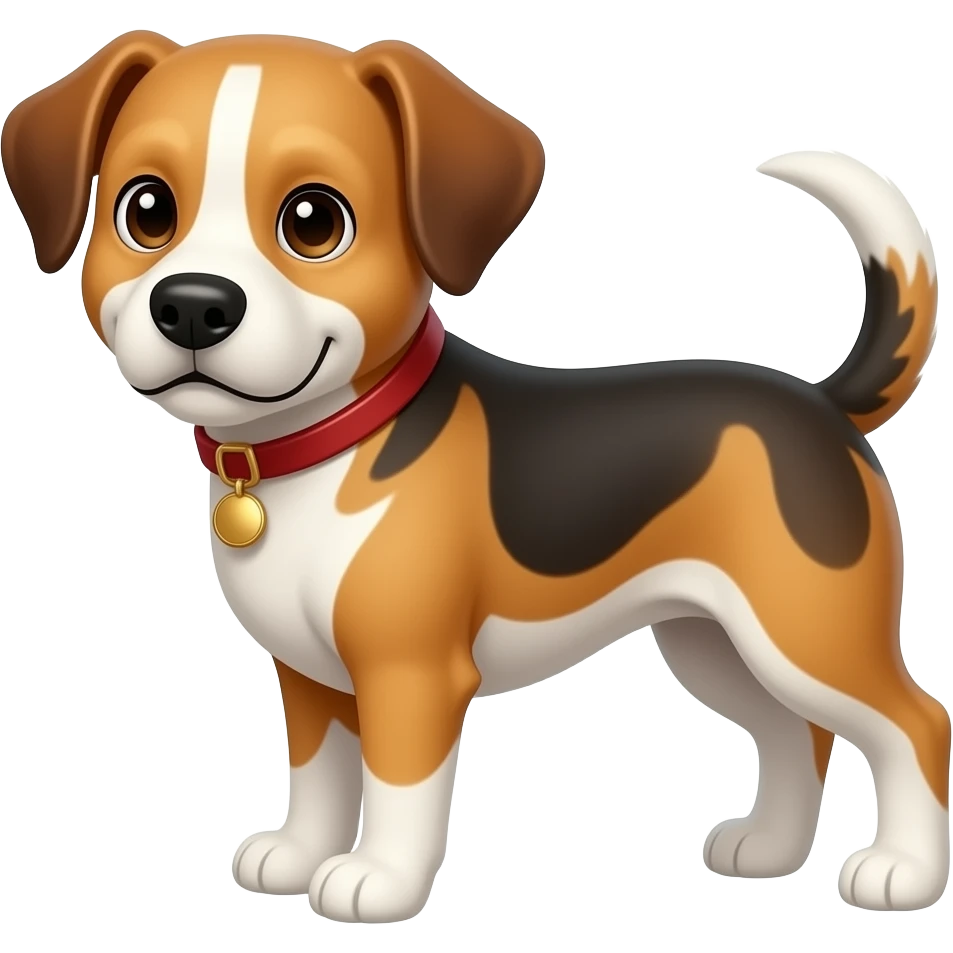 this dog emoji: 🐶 but full body, facing forward emoji