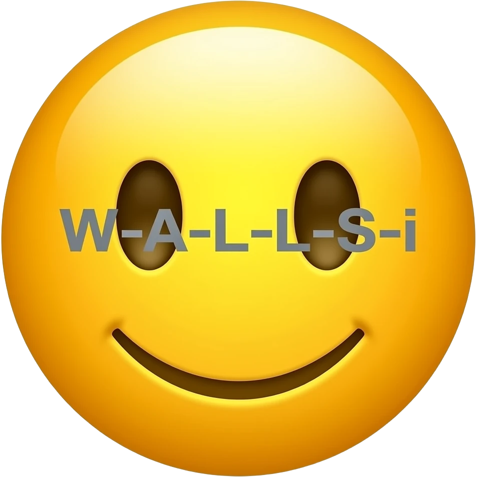 CREATE PLS EMOJI - DASHED WORD "WALLSi" dont *wall* emoji
