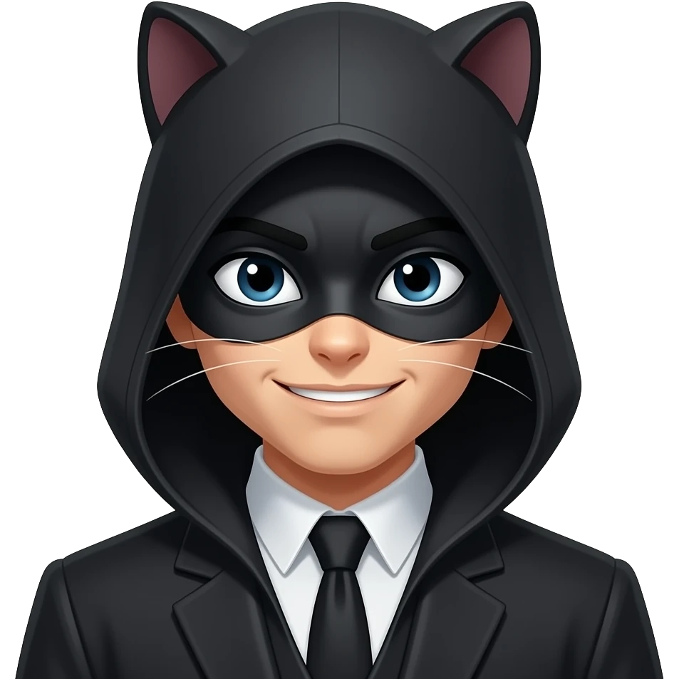 Cat noir emoji