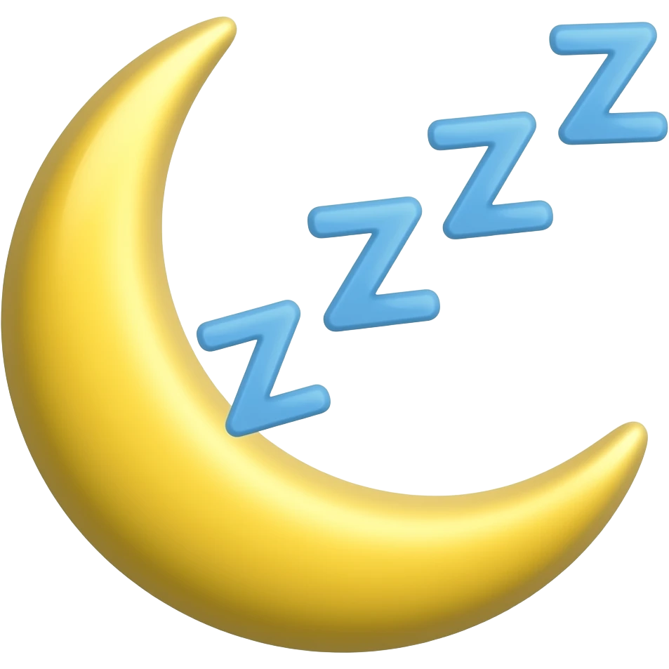 Símbolo de dormir Zzz, emoji