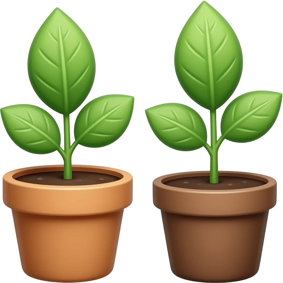 chibi 2 plants emoji