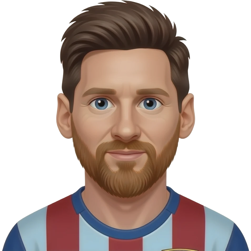 Messi head emoji