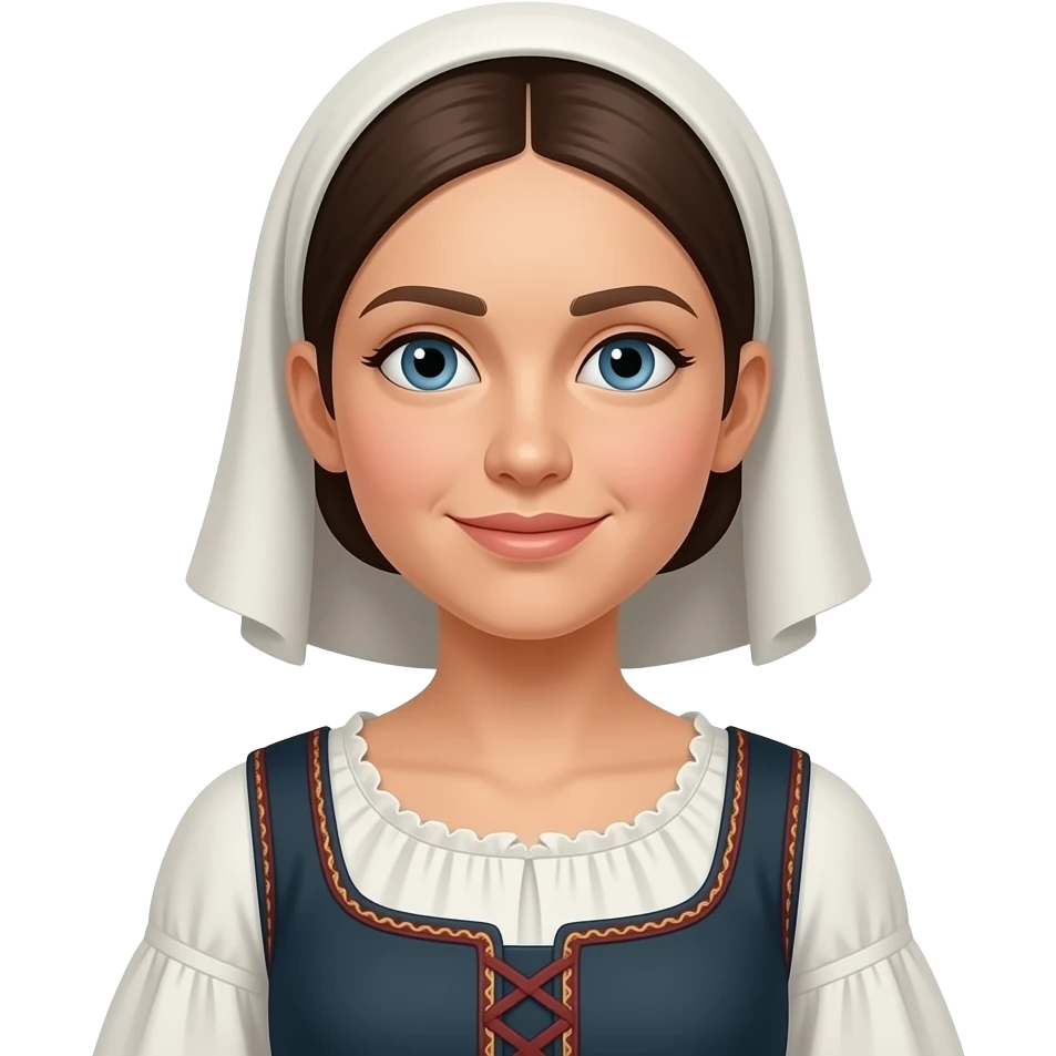 Peasant block women emoji