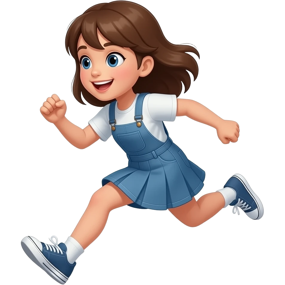 emoji of a girl escaping emoji