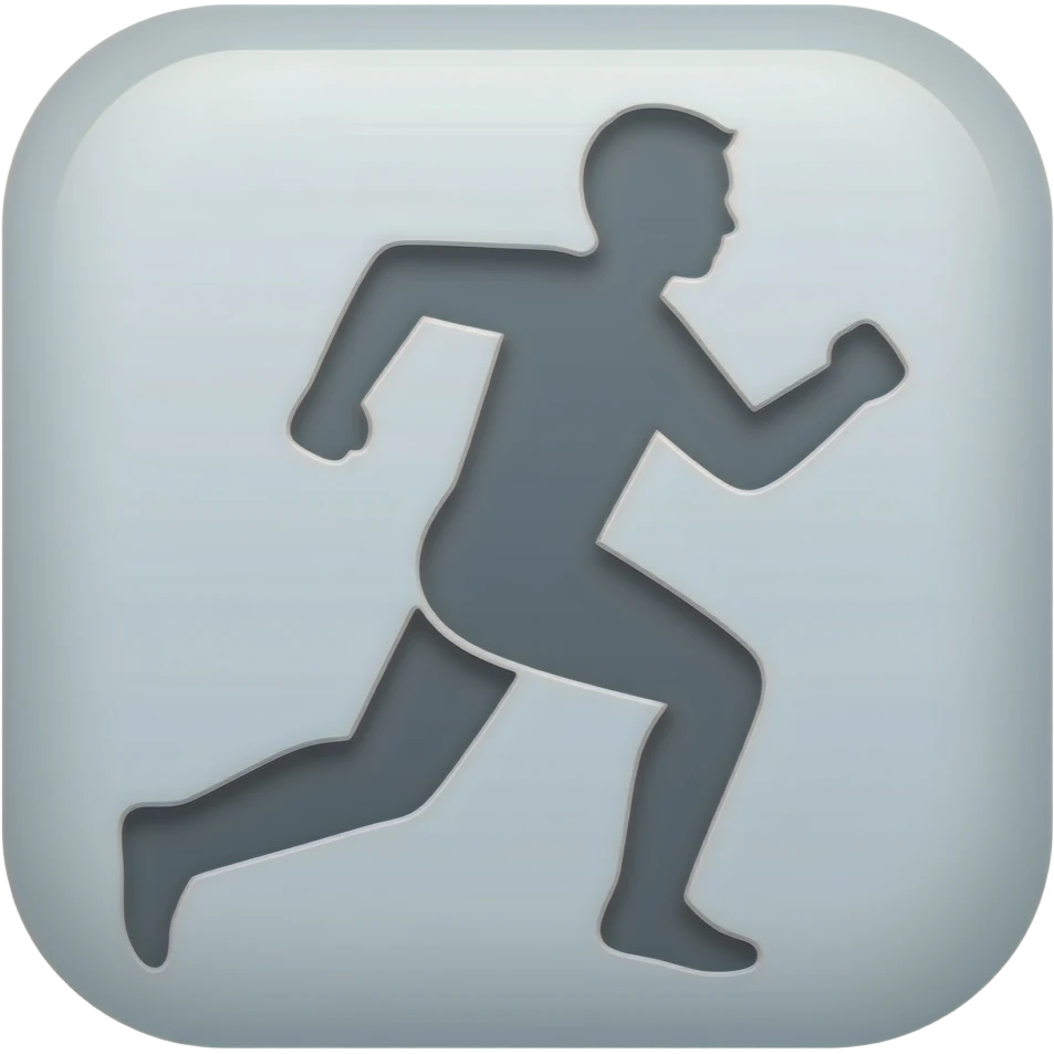 run symbol emoji