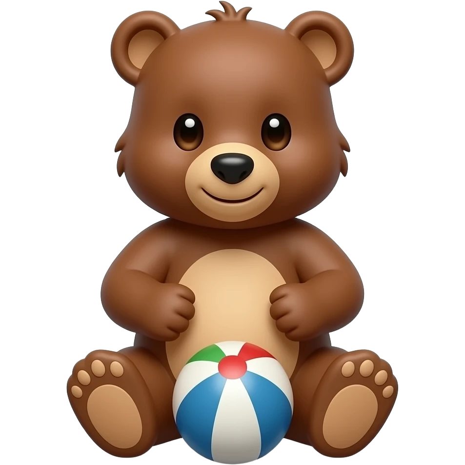 B is for baby,bear,bouncing ball emoji