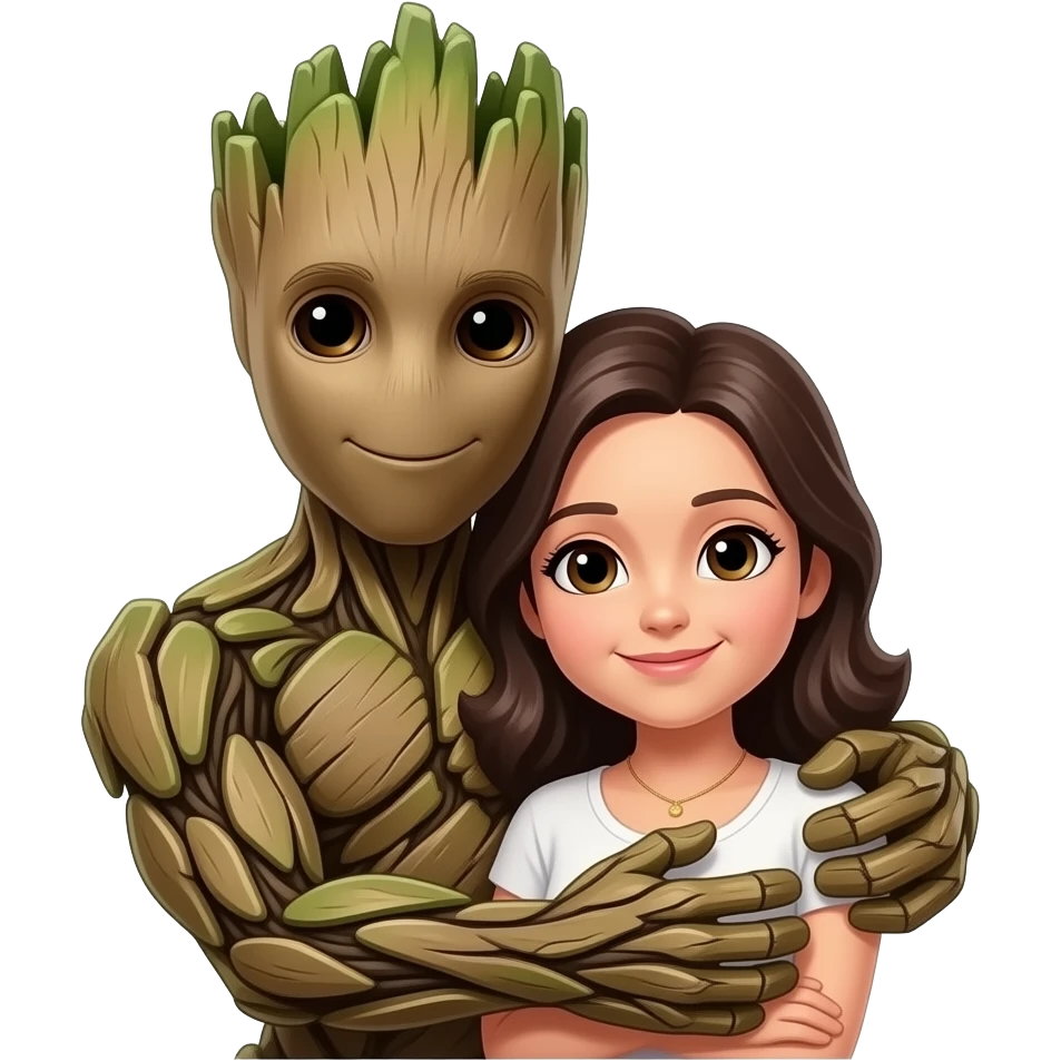 groot hug Mommy emoji