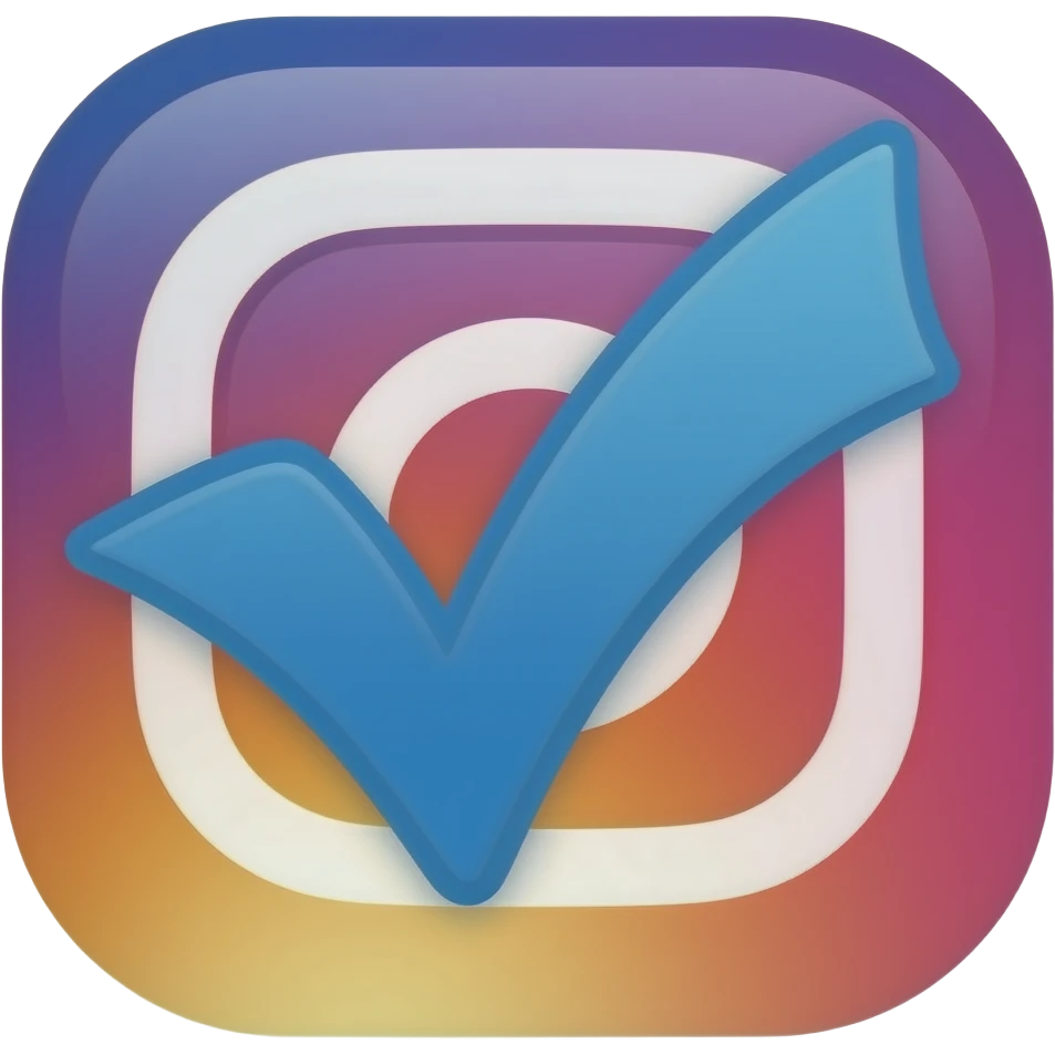 Instergram verified blue tick emoji