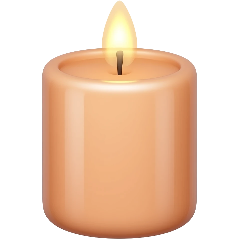 glossy soft smooth Thin tall neat petite cute slim dainty narrow Pastel oảnge vintage candle emoji