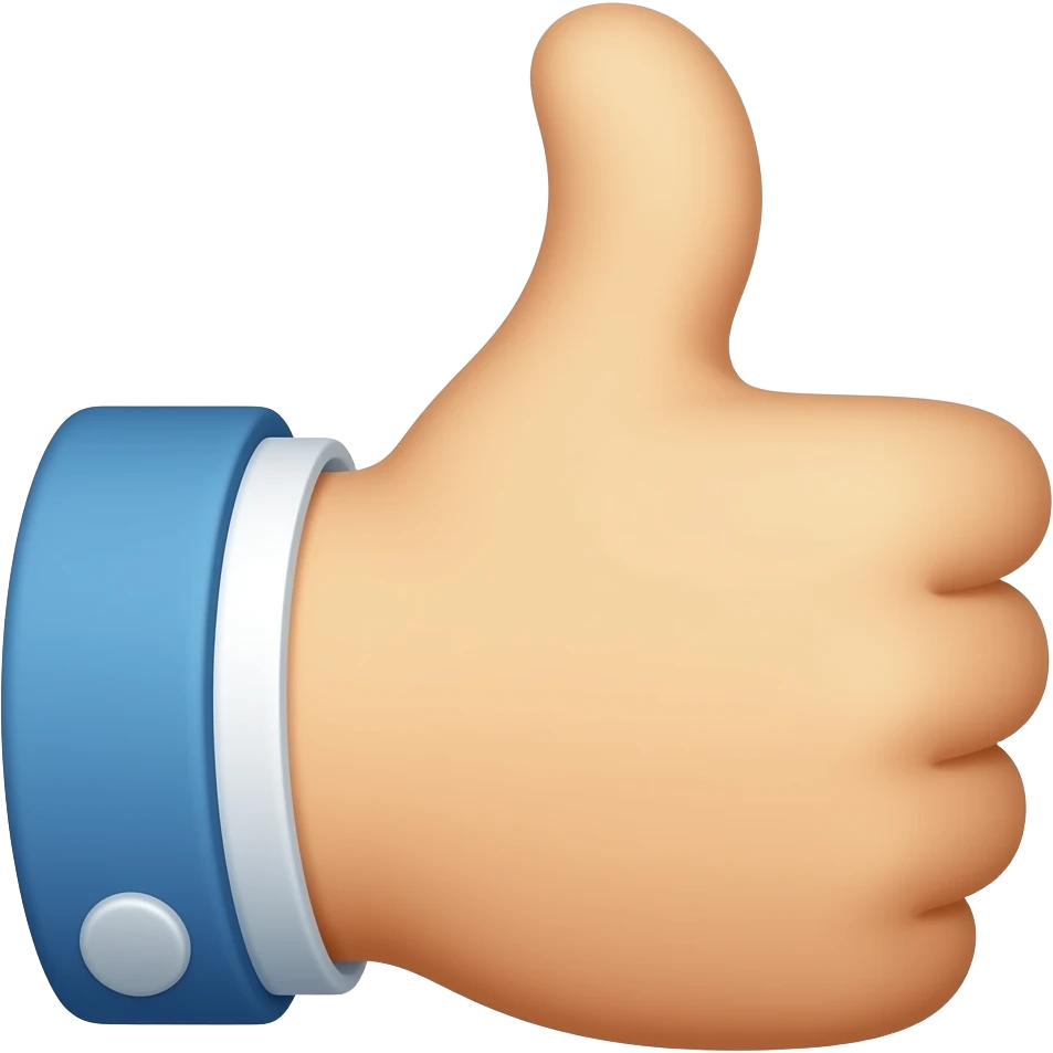 Thumbs up emoji