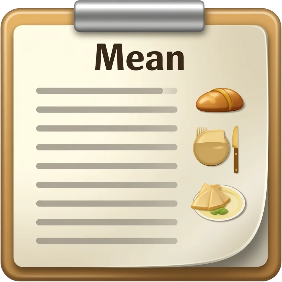 menu emoji