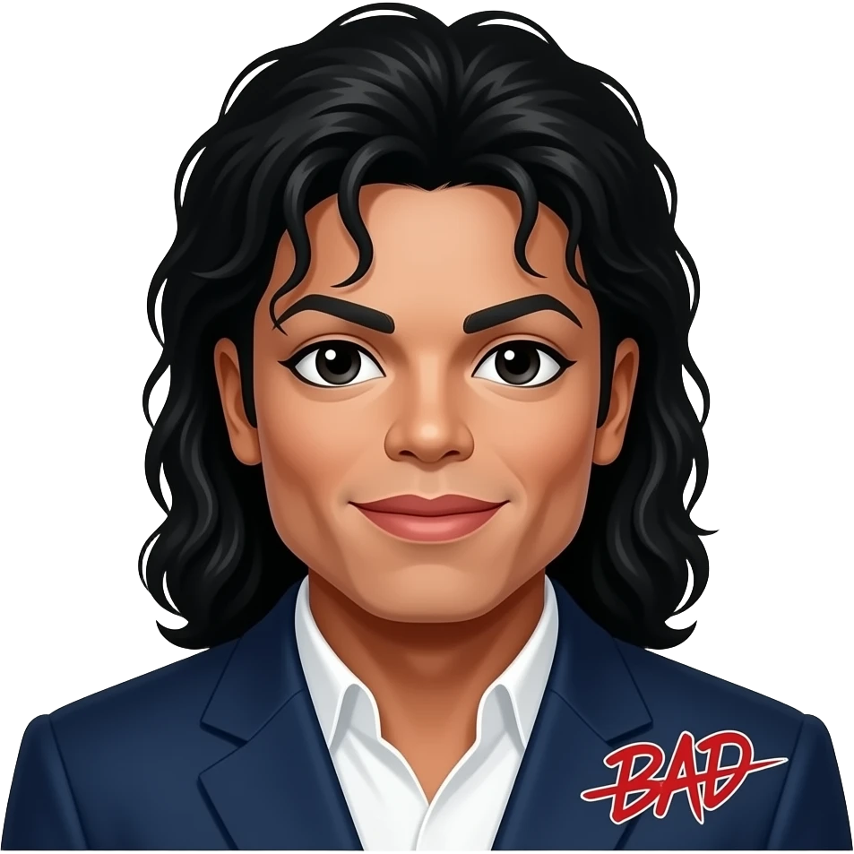 michael jackson bad symbol emoji