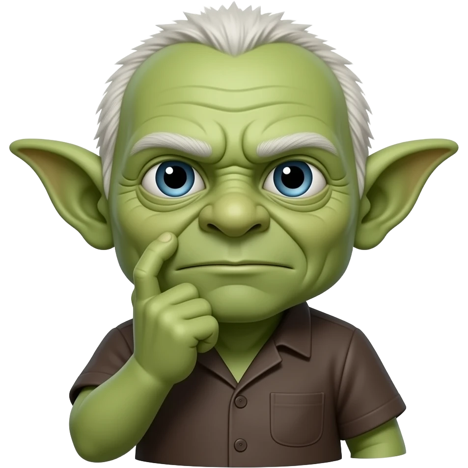 Гоблин задумчивый emoji