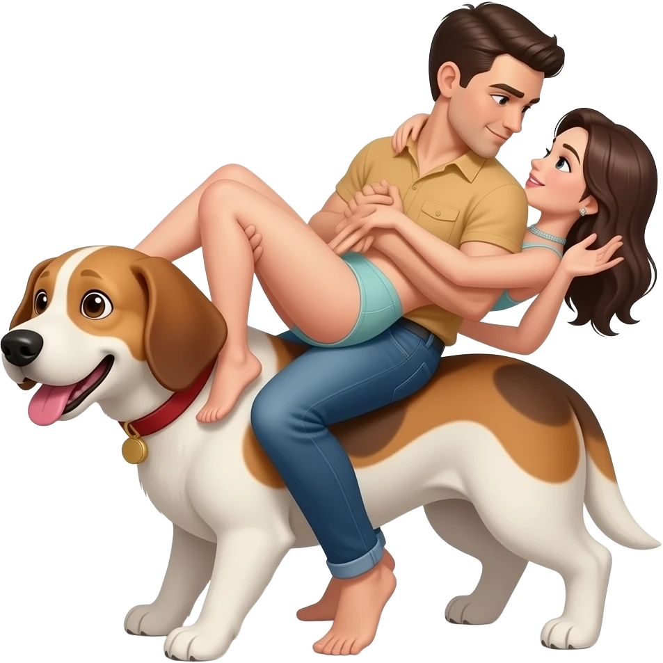 Couple having sex" doggie style emoji