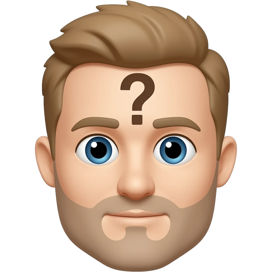 face with a question mark emoji